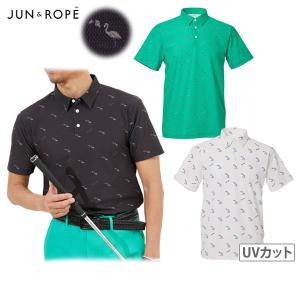 ポロシャツ メンズ ジュン＆ロペ JUN＆ROPE 2024 春夏 新作 ゴルフウェア ejm34050｜t-on