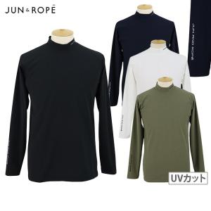 【30％OFFセール】ハイネックシャツ メンズ ジュン＆ロペ JUN＆ROPE  ゴルフウェア ejm53000｜t-on