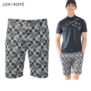 未使用　JUN&ROPE ゴルフウェア　フラミンゴプリント　上下セット　サイズM 未使用 JUN&ROPE ゴルフウェア フラミンゴプリント 上下セット