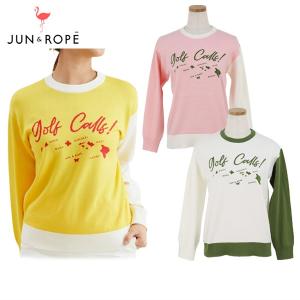 【50％OFFセール】セーター レディース ジュン＆ロペ JUN＆ROPE ゴルフウェア erm62000の商品画像