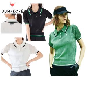 サイズ：S JUN&amp;ROPE ジュン アンド ロペ EJS-40000 パンツ  ネイビー系 [240101416604] ゴルフウェア レディース ストスト サイズ：S JUN&ROPE ジュン アンド ロペ EJS-40000 パンツ