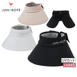 サンバイザー レディース ジュン＆ロペ JUN＆ROPE 2024 春夏 新作 ゴルフ eru24000｜t-on