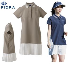 MUNSING WEAR マンシングウェア 半袖ポロ ワンピース ネイビー系
