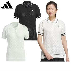 ポロシャツ レディース アディダス アディダスゴルフ adidas Golf 日本正規品 2024 春夏 新作 ゴルフウェア ikj63｜t-on