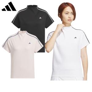 ハイネックシャツ レディース アディダス ゴルフ adidas Golf 日本正規品 2024 春夏 新作 ゴルフウェア ikk55｜t-on