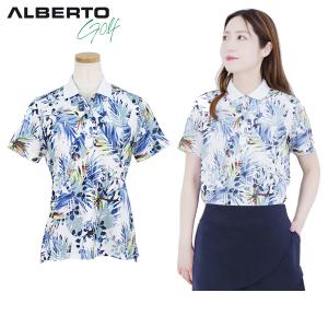 【50％OFFセール】ポロシャツ レディース アルベルト ゴルフ ALBERTO GOLF 日本正規品F  ゴルフウェア june67763b｜t-on