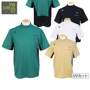 新品 PW CIRCULUS メッシュポケットシャツ サーキュラス MEN】タイダイ柄 メッシュポケットシャツ ゴルフ / PW CIRCULUS