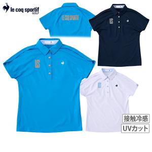 ルコックスポルティフ le coq sportif レディース 半袖機能ポロシャツ サンスクリーンポロシャツ LT5SHS40L （ブルー） le coq sportif ルコック レディース 半袖 機能 ポロシャツ サン