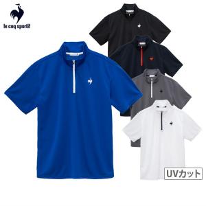 LE COQ SPORTIF エコペットハーフジップ半袖シャツ lc4 le coq sportif ルコック ハーフジップシャツ 半袖 メンズ エコ