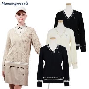 Vネックセーター レディース マンシングウェア Munsingwear