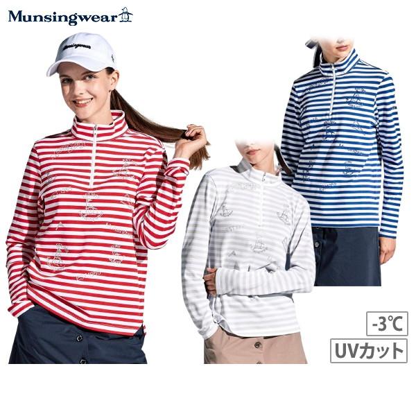 ポロシャツ レディース マンシングウエア Munsingwear 2024 春夏 新作 ゴルフウェア...