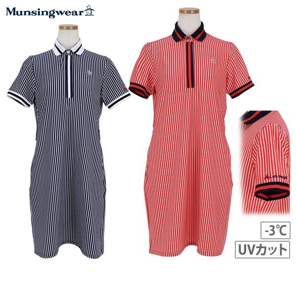 ワンピース レディース マンシングウェア Munsingwear 2024 春夏 新作 ゴルフウェア...