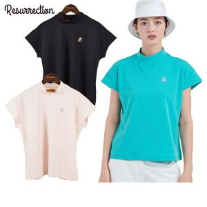 【30％OFFセール】ハイネックシャツ レディース レザレクション Resurrection  ゴルフウェア rl-07