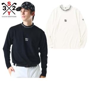 HERG1（エルグワン） ゴルフ BACK PRINT COOL MOCK NECK バック