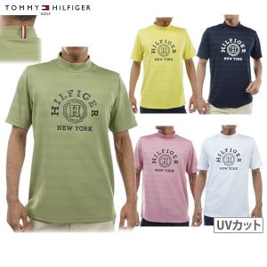 ハイネックシャツ メンズ トミー ヒルフィガー ゴルフ TOMMY HILFIGER GOLF 日本正規品 2024 春夏 新作 ゴルフウェア thma437｜t-on ゴルフウェア