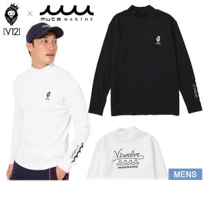 muta MARINE ハーフジップ ヘムリブ モックネックシャツ [全3色