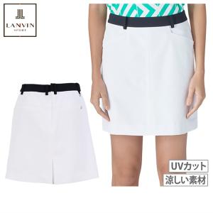 サイズ：44 LANVIN SPORT ランバン スポール  プリーツスカート ドットエアー ドット柄 グリーン系 [240101480903] ゴルフウェア レディース ストスト LANVIN SPORT 公式 ランバン スポール ボックスプリーツAライン