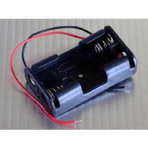 単3x2本 電池ケース 【オープン】 リード線付き