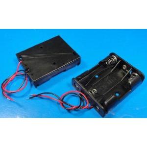 単3x3本 電池ケース 【オープン】 リード線付き