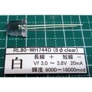 8Φ高輝度LED_RL80-WH744D (白)