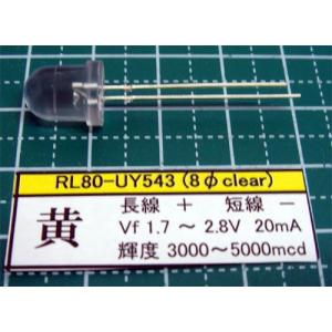 8Φ高輝度LED_RL80-UY543 (黄)