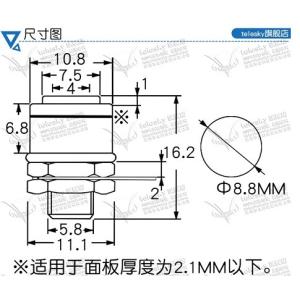 バナナ端子 ジャックの詳細画像2