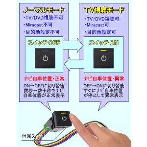 NHMP-D52 ダイハツ純正ディーラーオプションナビ対応 走行中にテレビが見れるテレビキット 配線加工タイプ (TV-025)｜t-plaza