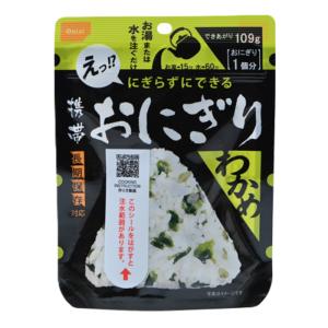 尾西食品 非常食 保存食 5年保存 アルファ米 わかめご飯 : 防災の