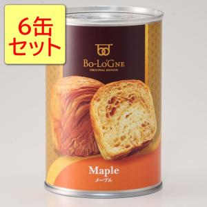 ボローニャ 6缶セット 缶deボローニャ メープル味 2個入 非常食 パンの缶詰 5年保存