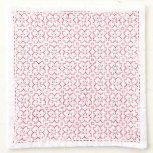 刺し子 キット オリムパス 刺し子のハンカチ 桜の花 HK-5 iine イーネ