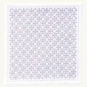 刺し子 キット オリムパス 刺し子のハンカチ 紫陽花 HK-6 iine イーネ