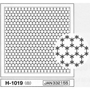 刺し子 花ふきん 布パック オリムパス 角亀甲つなぎ