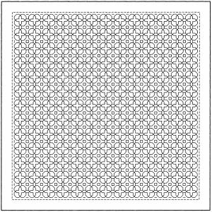 刺し子 花ふきん 布パック オリムパス 満開の朝顔 一目刺し