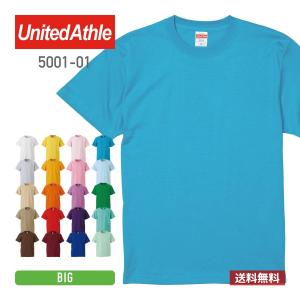 tシャツ 無地 United Athle ユナイテッドアスレ 5.6oz ハイクオリティーTシャツ 5001-01 5001 送料無料 大きいサイズ スポーツ 運動会 文化祭 ユニフォーム｜t-shirtst