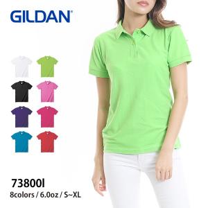 ポロシャツ 半袖 レディース 無地 GILDAN(ギルダン)...