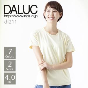 レディース無地ロールアップTシャツ DALUC(ダルク) DL211