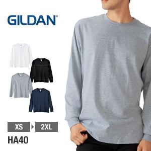長袖 tシャツ メンズ 無地 GILDAN ギルダン 6.1オンス ハンマー 長袖Tシャツ ha40 厚手 定番 運動会 文化祭 ユニフォーム チーム tシャツ 重ね着