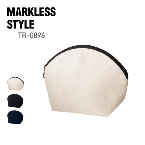 ポーチ 無地 MARKLESS STYLE マークレススタイル キャンバス シェルポーチ TR-08...