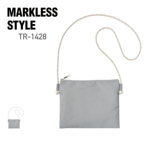バッグ 無地 MARKLESS STYLE マークレススタイル リフレクターサコッシュ TR-1428 ユニセックス 男女兼用 メンズ レディース ショルダーバッグ ミニバッグ