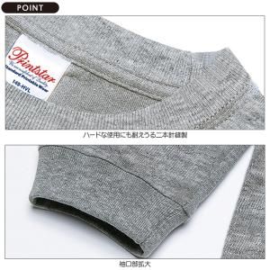 ロンT メンズ 長袖 Tシャツ 無地 厚手 7...の詳細画像2