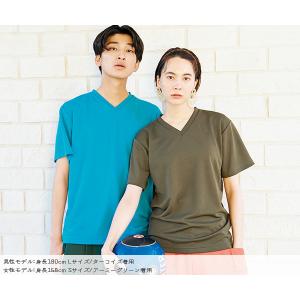 Tシャツ Vネック メンズ レディース 半袖 ...の詳細画像3
