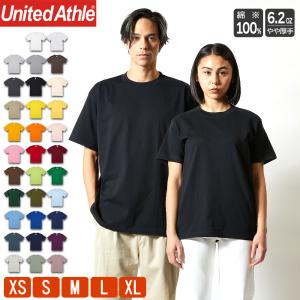 Tシャツ メンズ 半袖 無地 レディース 厚手 ユナイテッドアスレ（United Athle) ヘビーオンス プレミアムTシャツ 6.2オンス 594201｜t-shrtjp