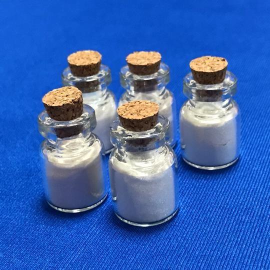 【5本セット】オーロラ顔料パウダー/偏光パール/超微粒子/レジン/ネイル/コルク瓶入り