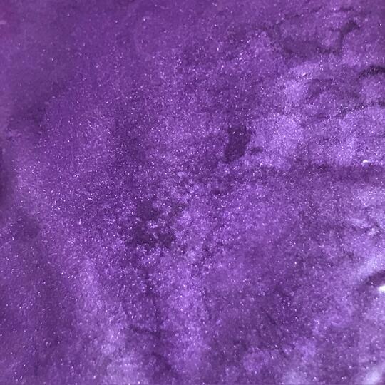 パール顔料パウダー バイオレット オーロラ 紫 超微粒子 着色剤 レジン ネイル コルク瓶入り ハン...