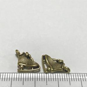 (3個セット)スケート靴のチャーム アンティー...の詳細画像3