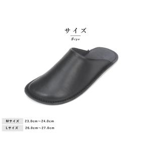Reela ルームシューズ 本革 室内 レザー...の詳細画像5