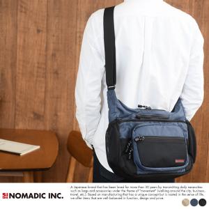 ショルダーバッグ メンズ ナイロン NOMADIC ノーマディック 舟形 メンズショルダーバッグ WISE-WALKER  おしゃれ 軽量｜t-style