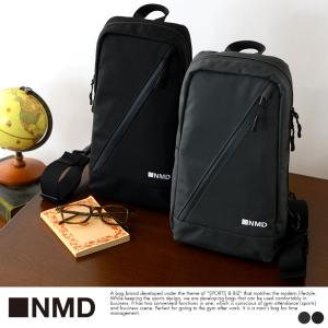 ボディバッグ メンズ 縦型 NMD メンズボディバッグ タテ型  メンズバッグ シンプル おしゃれ 大人 ワンショルダーバッグ｜t-style