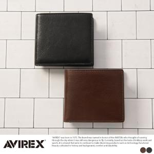 財布 メンズ 二つ折り イタリアンレザー AVIREX 二つ折り財布 小銭入れあり BEIDE 本革 シンプル 大人 男性 ビジネス｜t-style