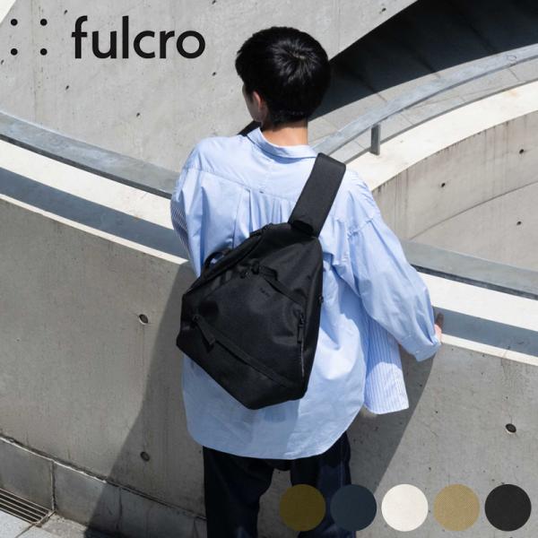 メンズ ボディバッグ 大容量 flucro City クロスボディ ディライト M 斜めがけバッグ ...